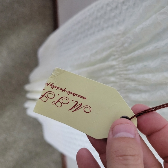 MSSP Max Studio Women's Off White Crochet Sleeveless Dress, Size Small - Picture 5 of 6